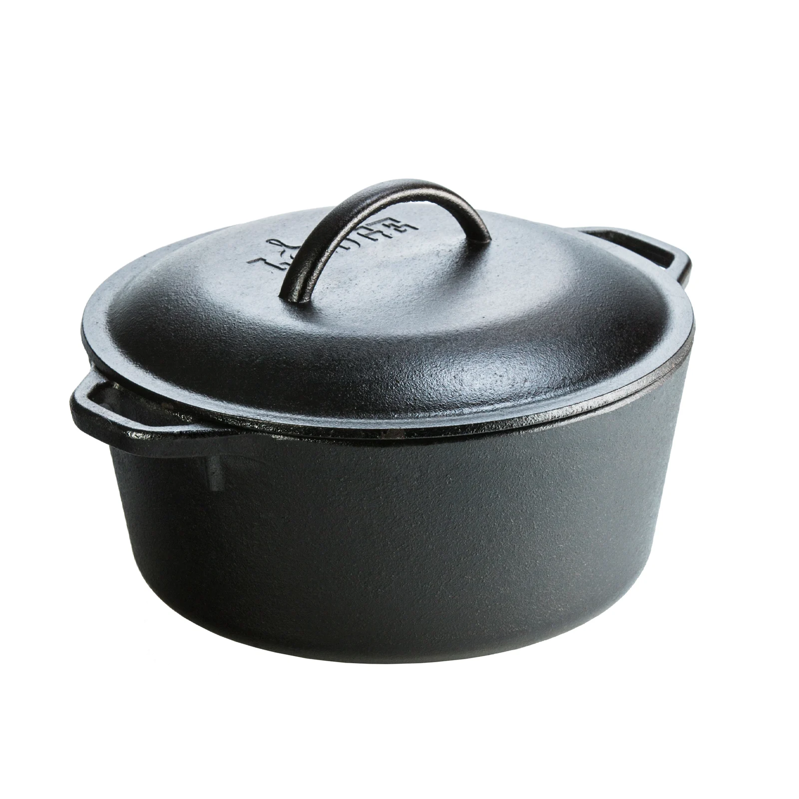 A cast iron pot
