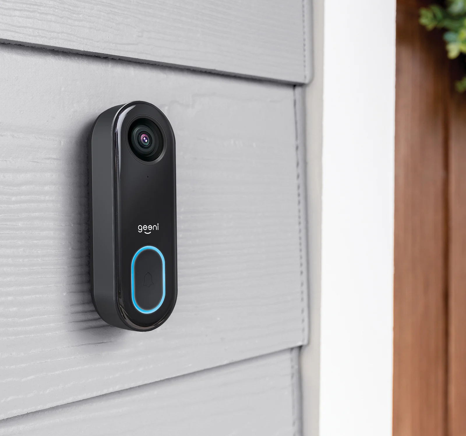 Image of a smart home door bell lock. 