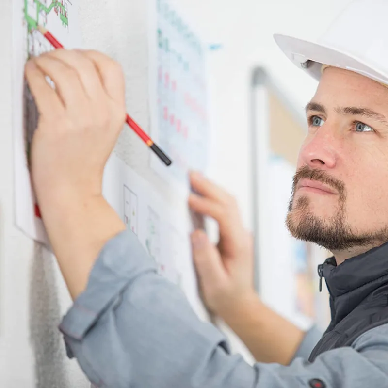 Entrepreneur de conception écrivant sur papier
