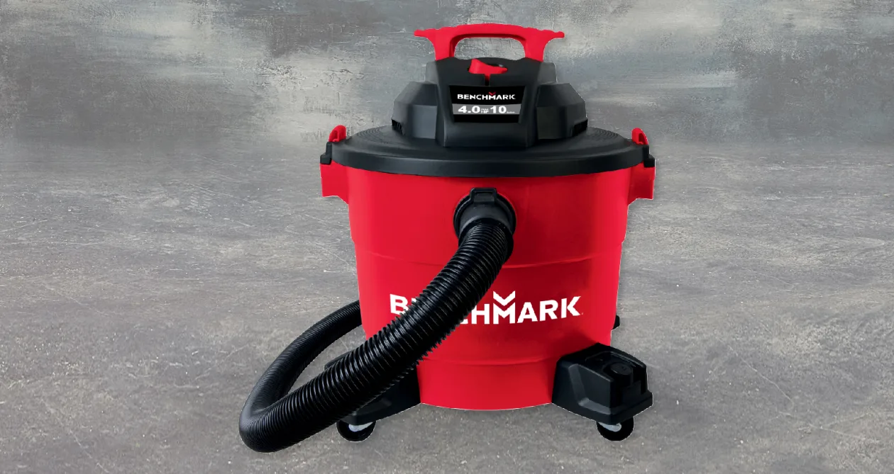 Benchmark - Brand Page - Power Up & Clean Up Content Card - Wet/Dry Vacuums Image
