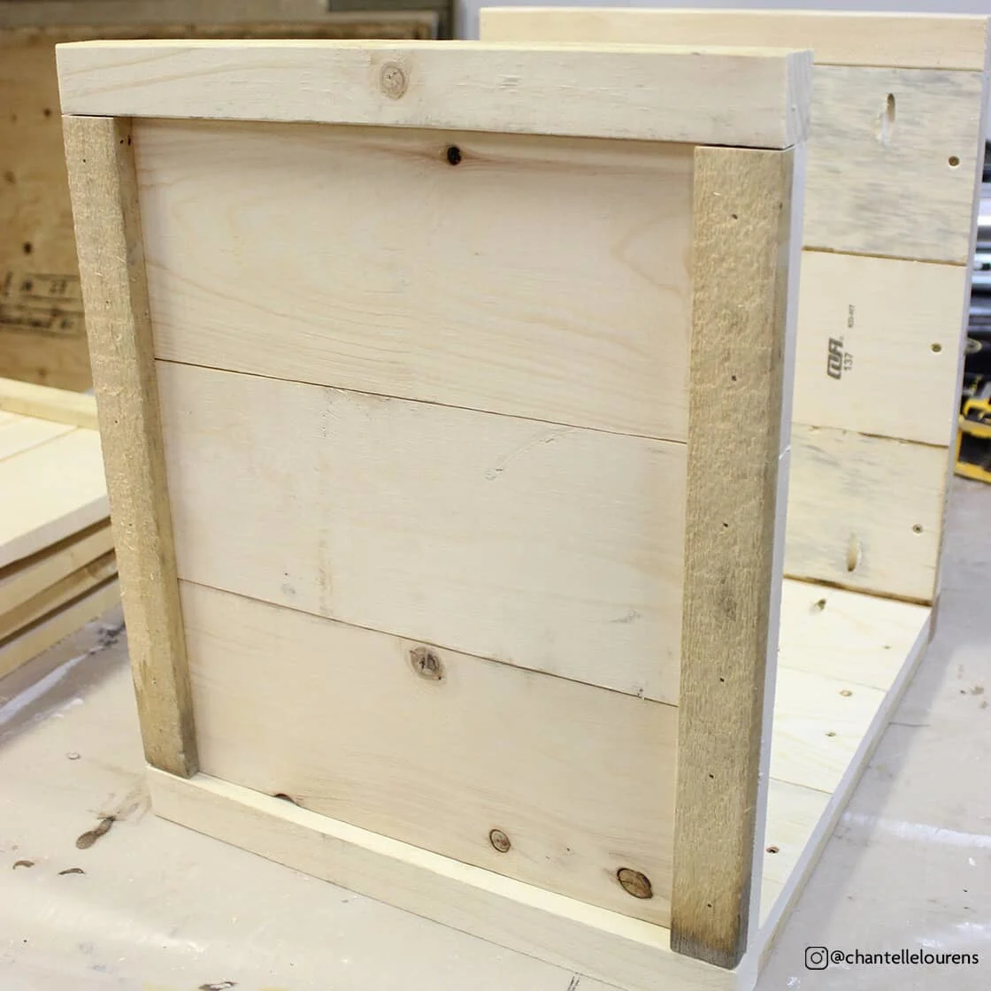 Fixation des poteaux d’angle
