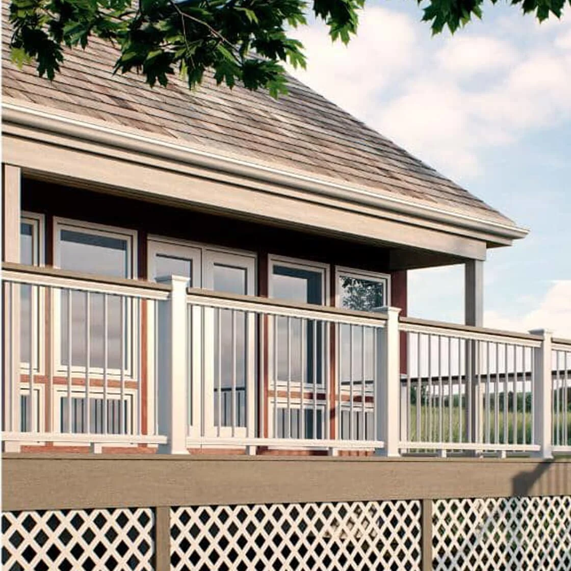 A raised deck