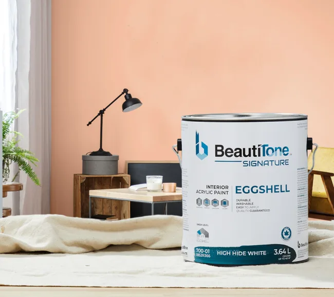 Beautitone paint "eggshell"