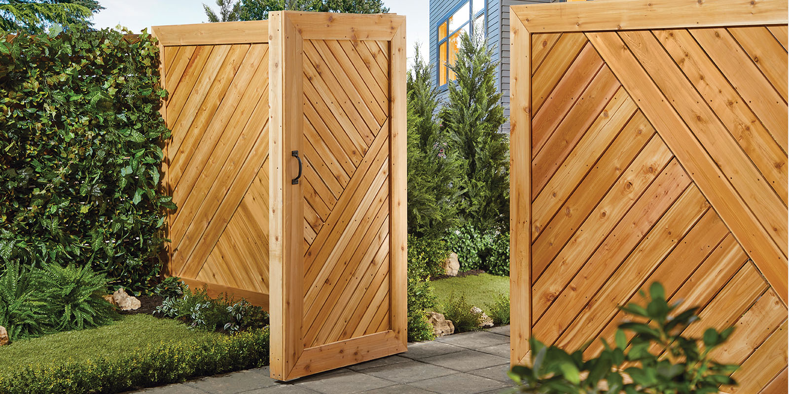 Heres How to Build a Stylish Fence Gate Home Hardware