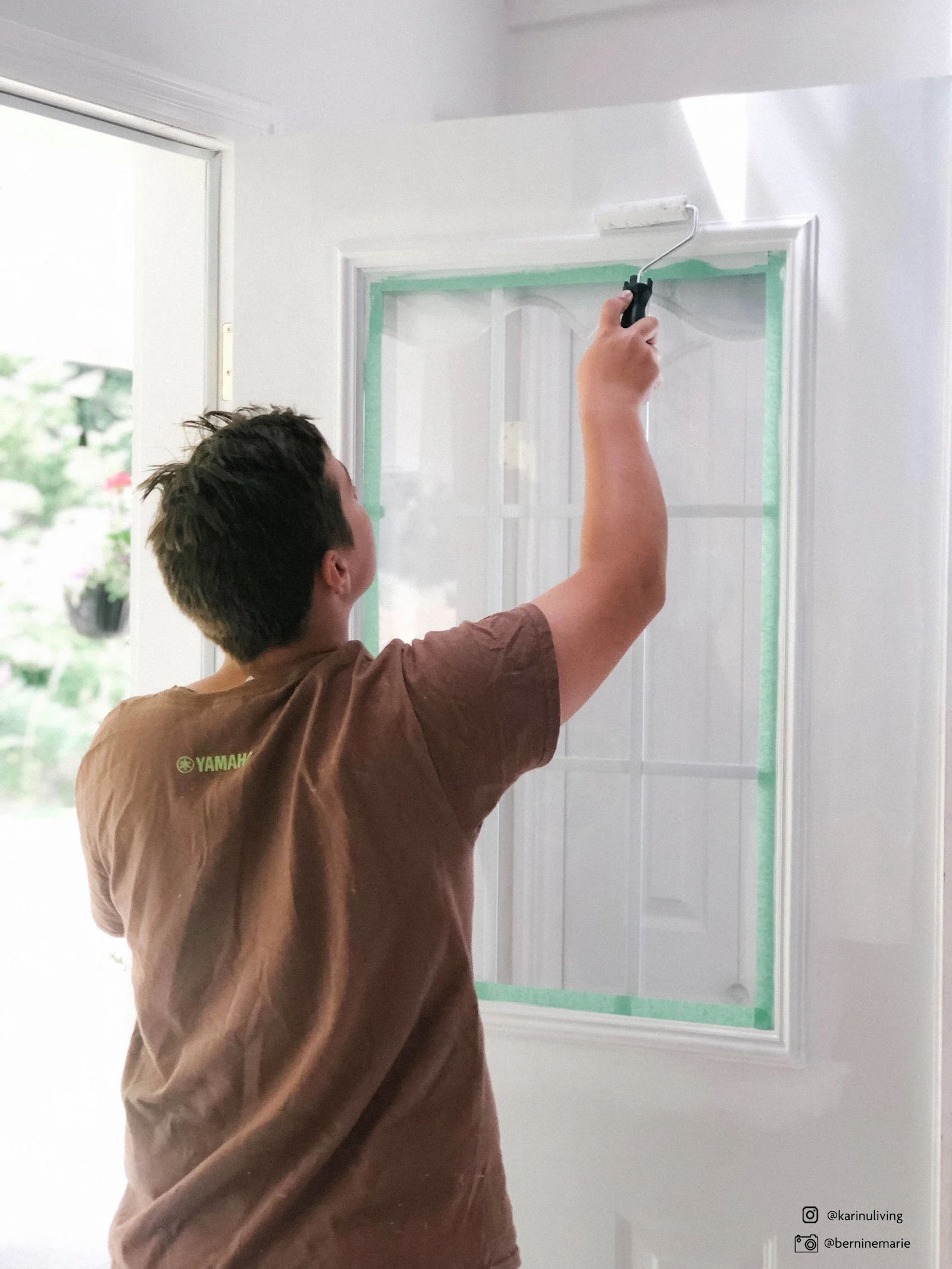 Painting the door