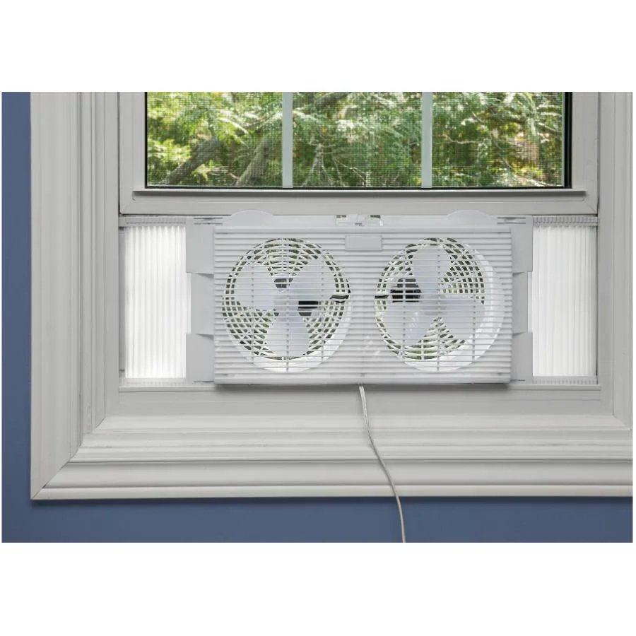 Ventilateur mural oscillant, 16, blanc de CoolWorks