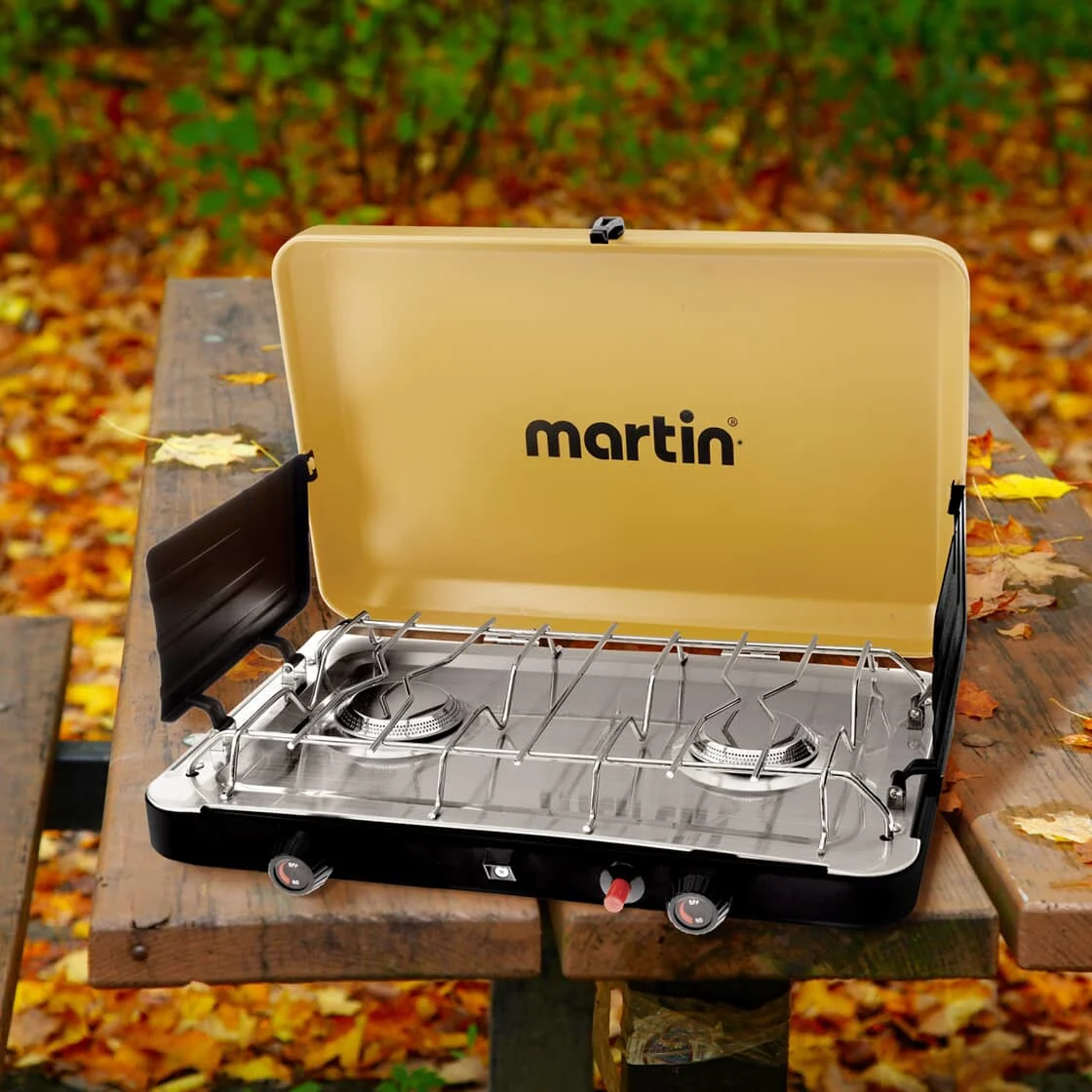 A camping stove