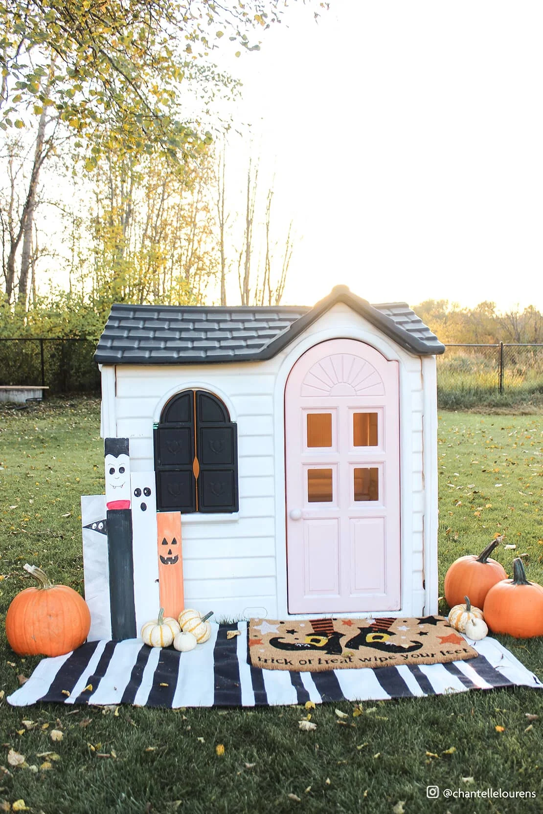 Painted Wood Pallet Halloween themed