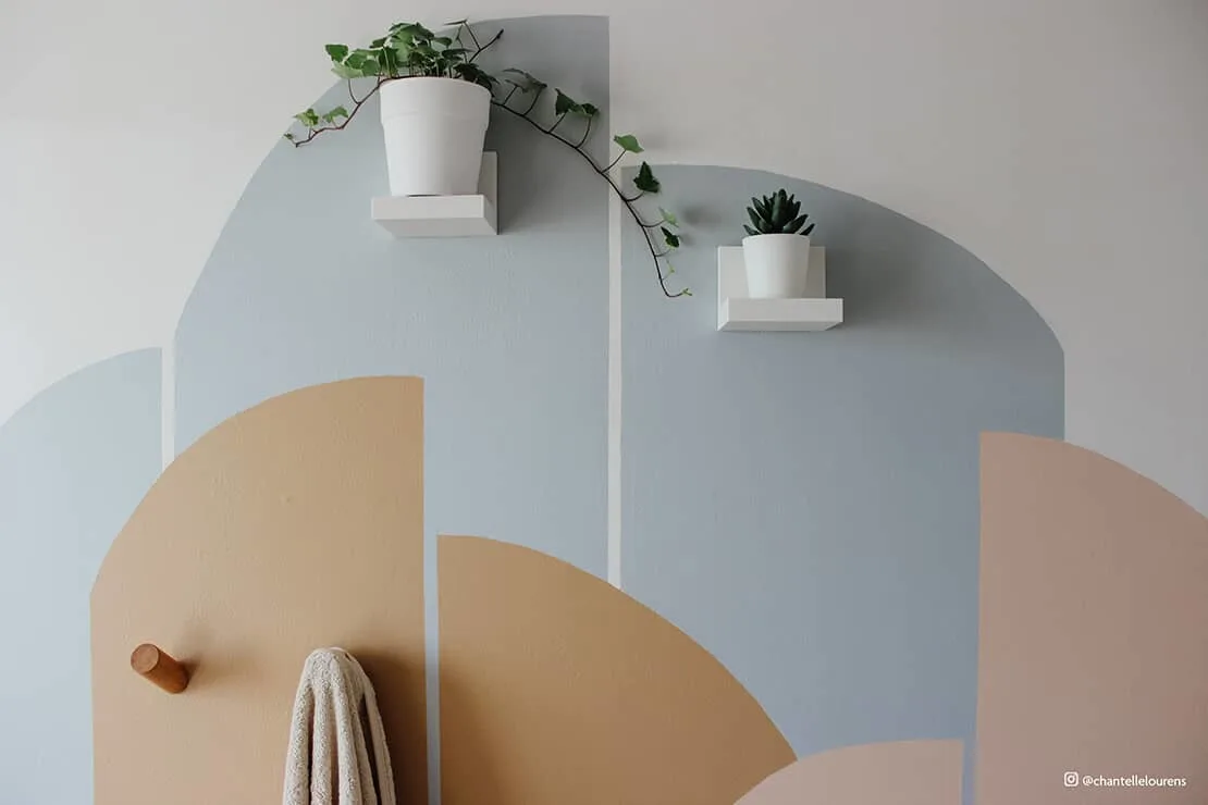 Boho mural wall