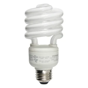 image of A compact fluorescent light bulb
