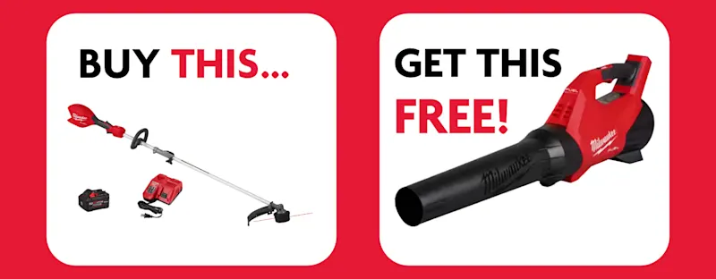 Milwaukee - BOGO - April 1st - Trimmer