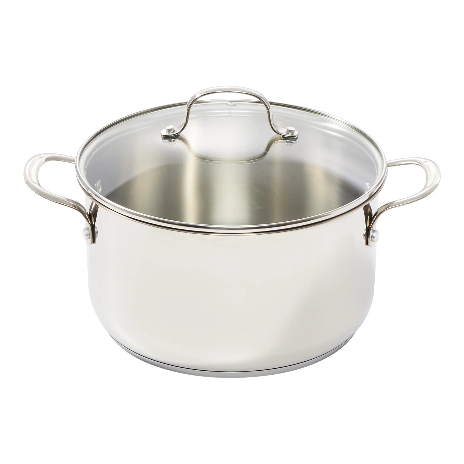 A stainless steel pot 