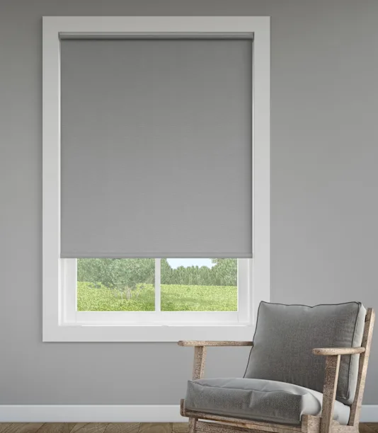 Grey blinds 