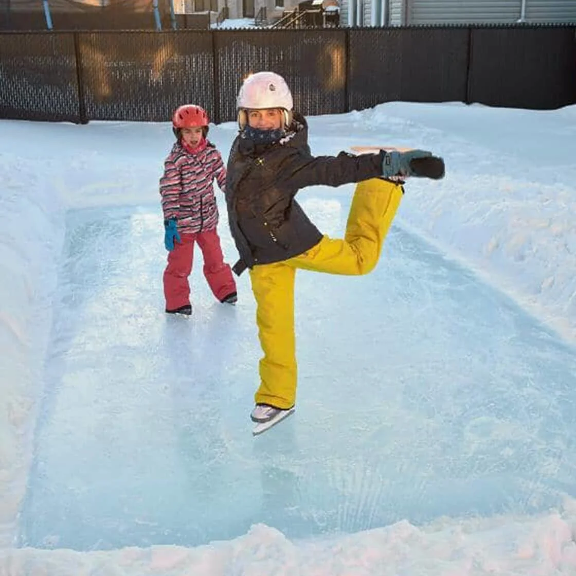 Ice skating