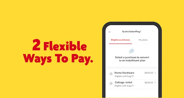 2 Flexible Ways To Pay. 