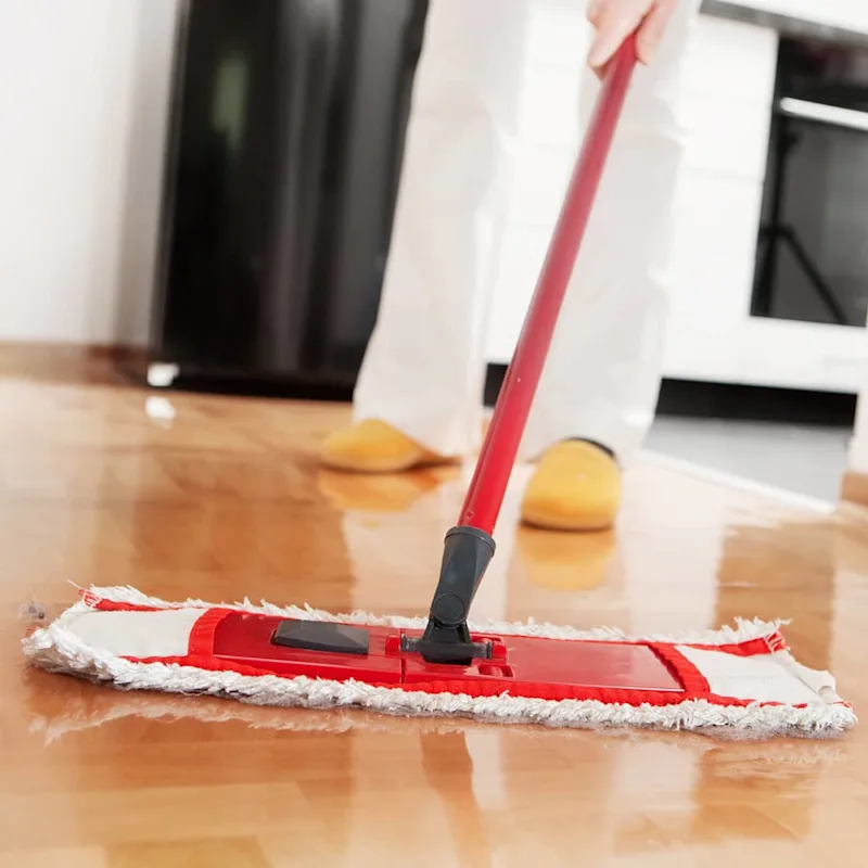 Cleaning hardwood floors