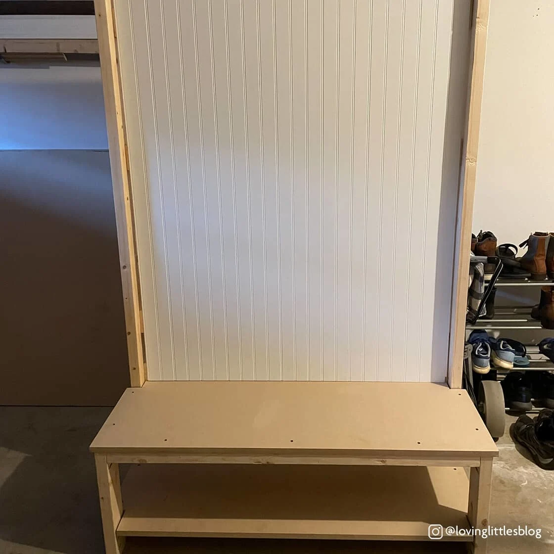 Here’s How to Build an Easy DIY Hall Tree with Storage Bench Home