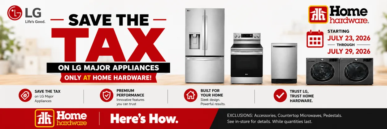 LG - Save the Tax on Major Appliances