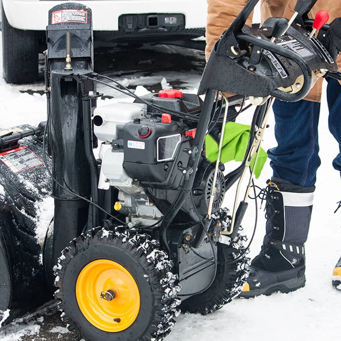 snow blower storage 