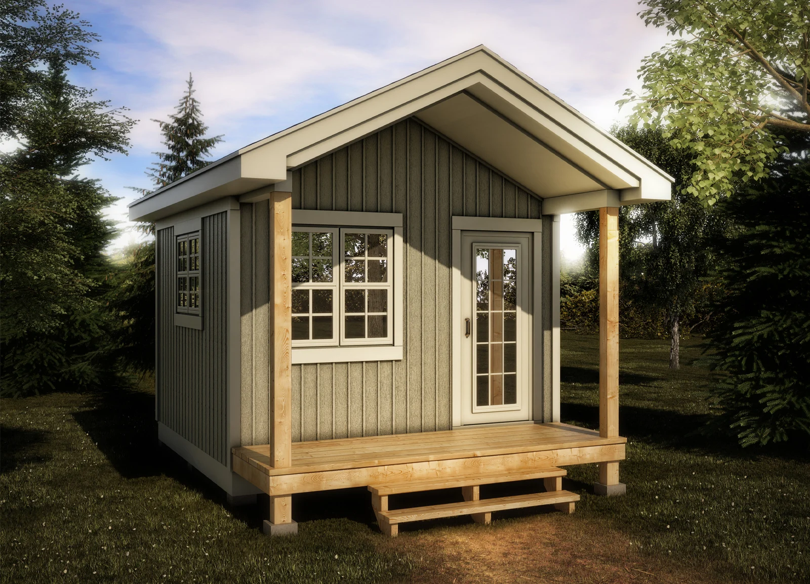 A bunkie shed
