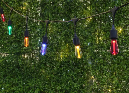 Outdoor string lights