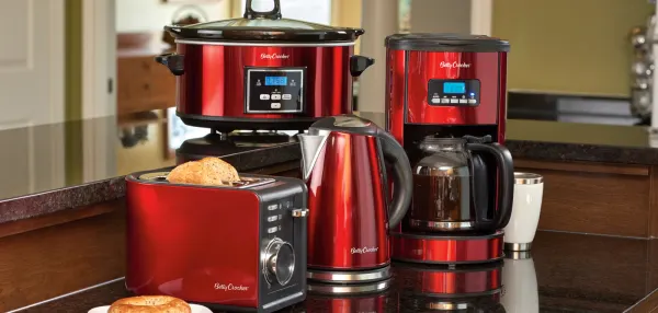 Small appliances on a countertop