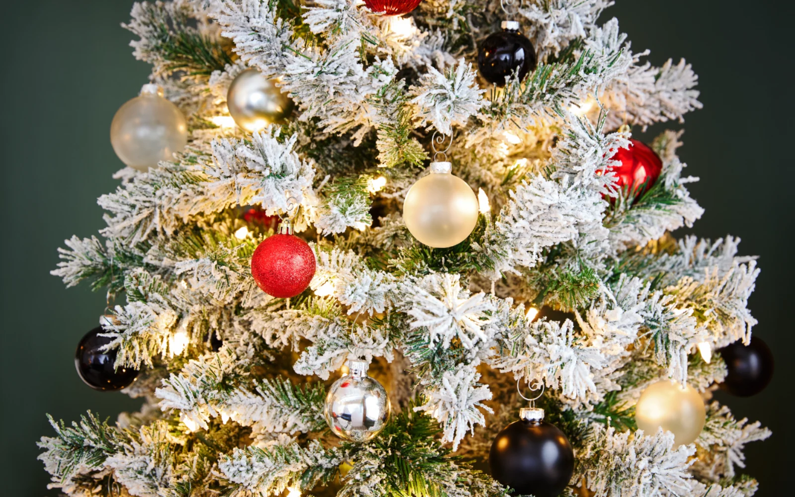 Flocked Tree Merry Little Nest Test