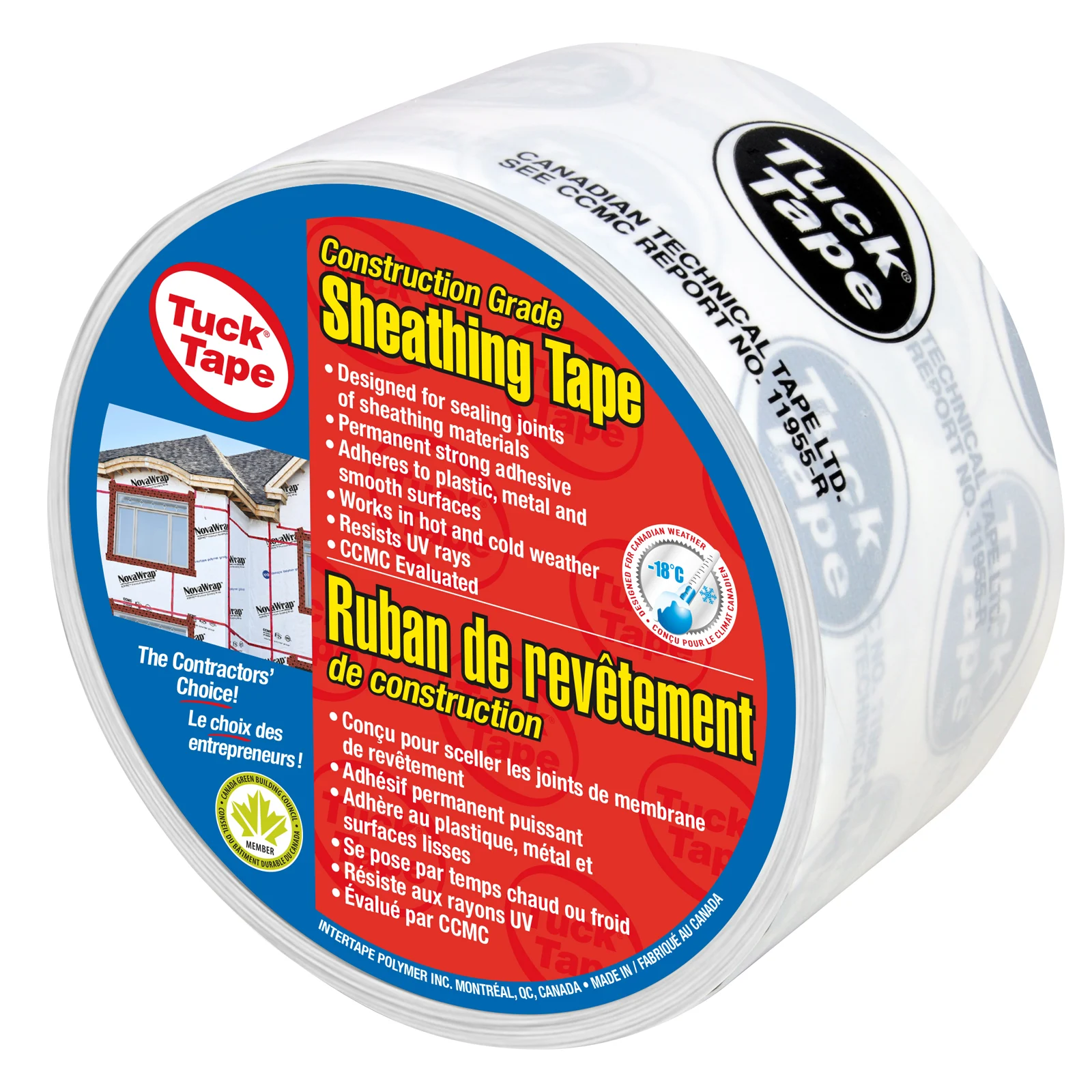 Construction and sheathing tape