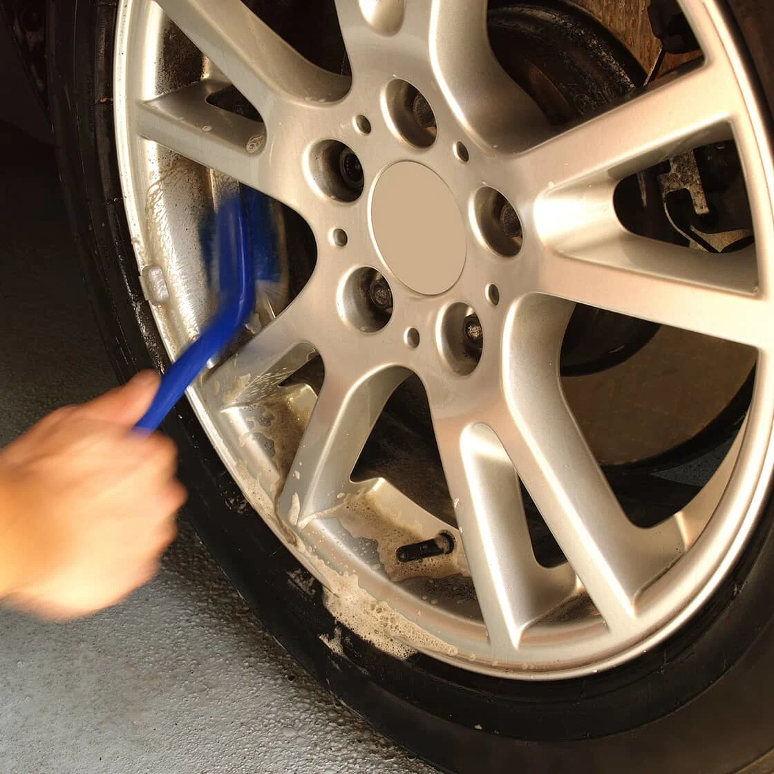 Wheel cleaning
