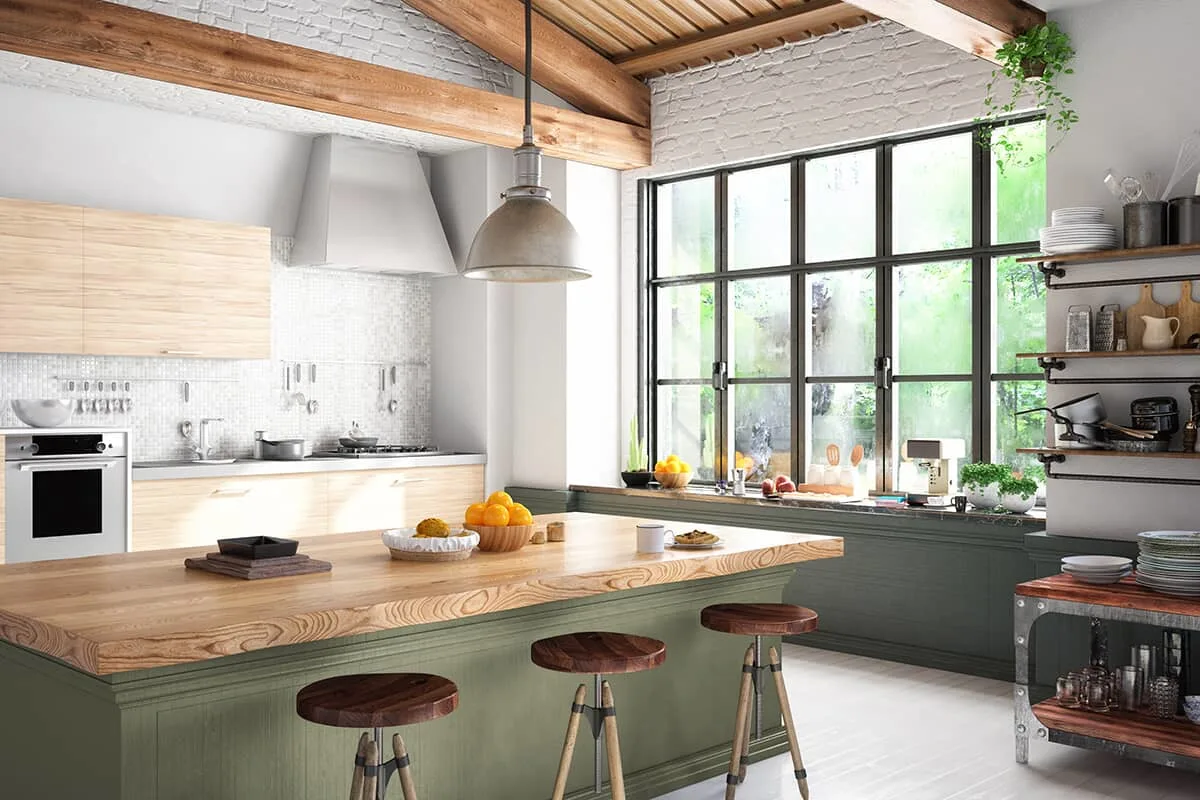 Kitchen with Gaelic Paint