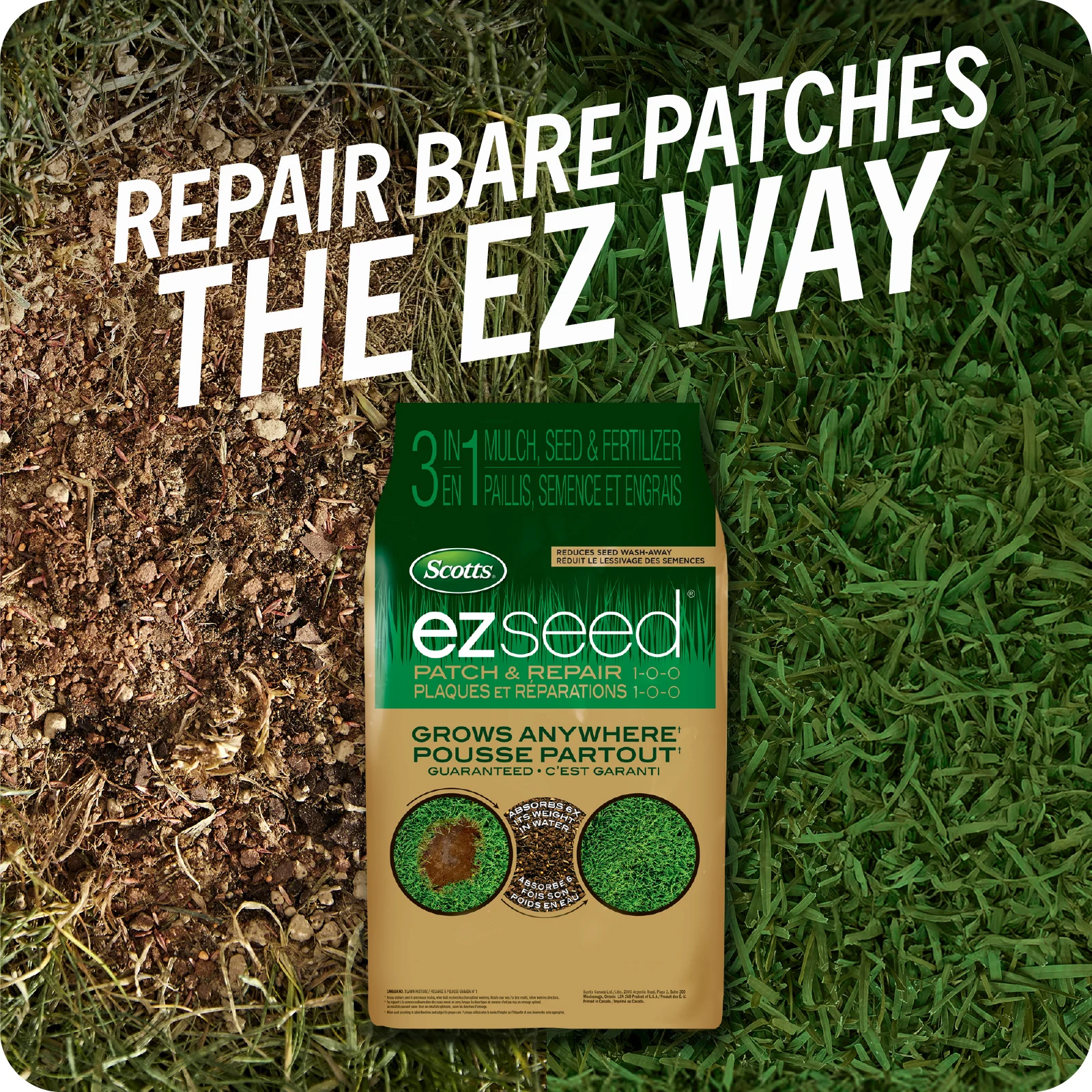 LAWN SEED EZ SEED TILE 1 ENGLISH
