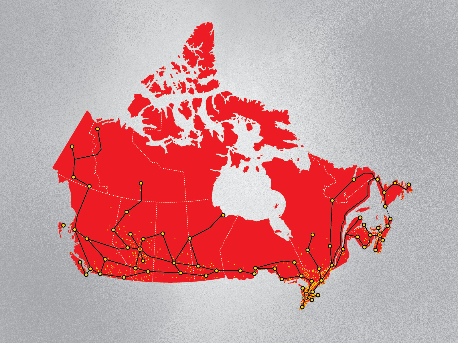 Transportation Careers Home Hardware   1600x1200 Canada Map HH Locations 