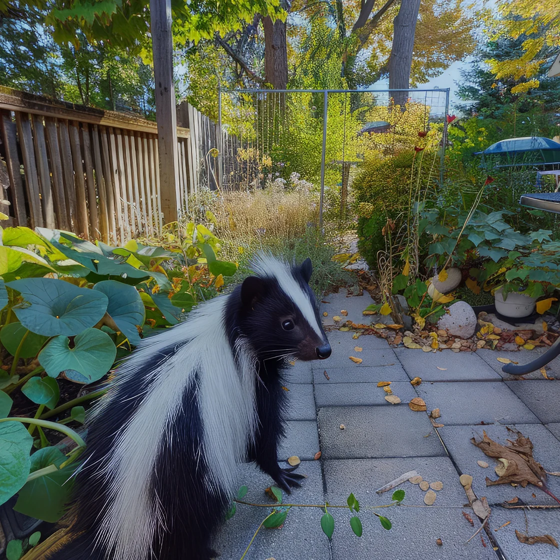 A skunk