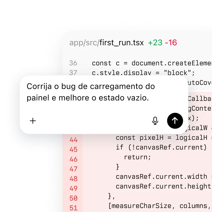 Prompt para traduzir o arquivo “chartUtils.py” anexado para JavaScript, sobreposto a um editor de código mostrando “chartUtils.js”.