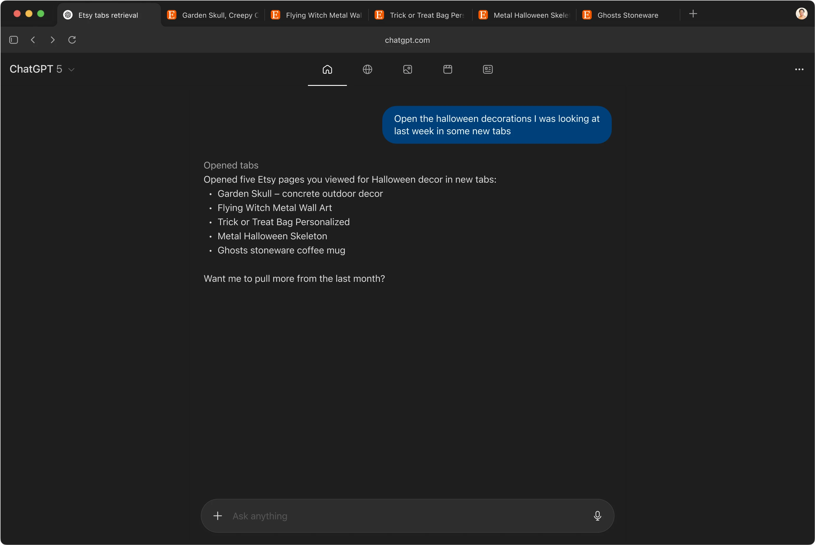 Browser memory inside OpenBrowser