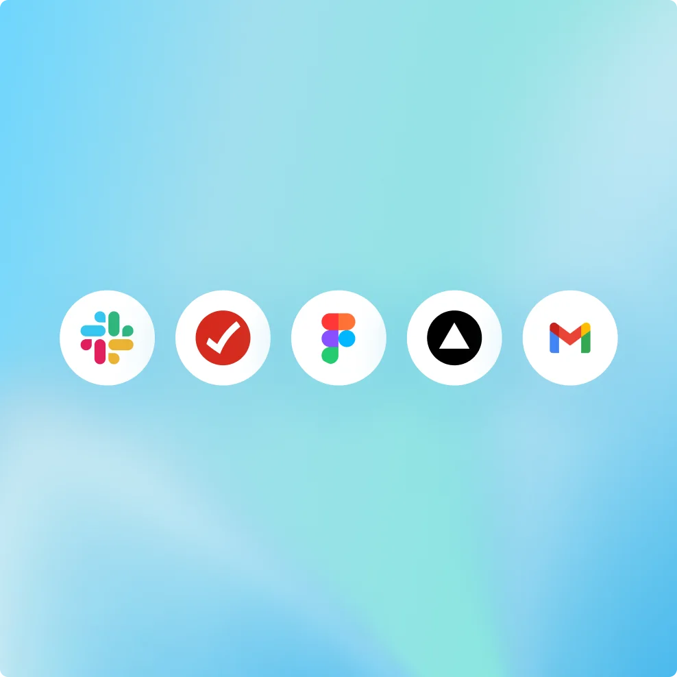 ow of circular plugin icons on a blue-green gradient background, showing integrations including Slack, Turbotax, Figma, Linear, and Gmail, representing connected plugins that can be used within ChatGPT.