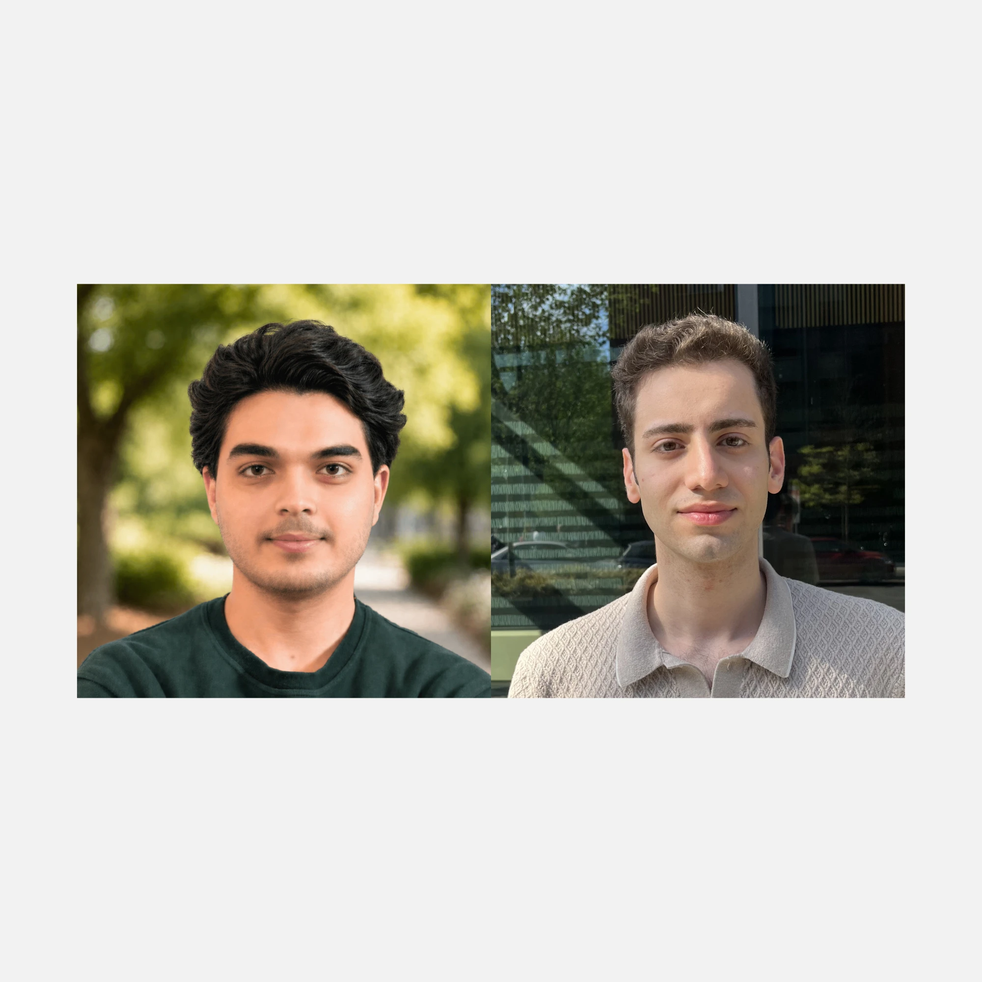 Portrait of Parsa Idehpour and Adib Fallahpour