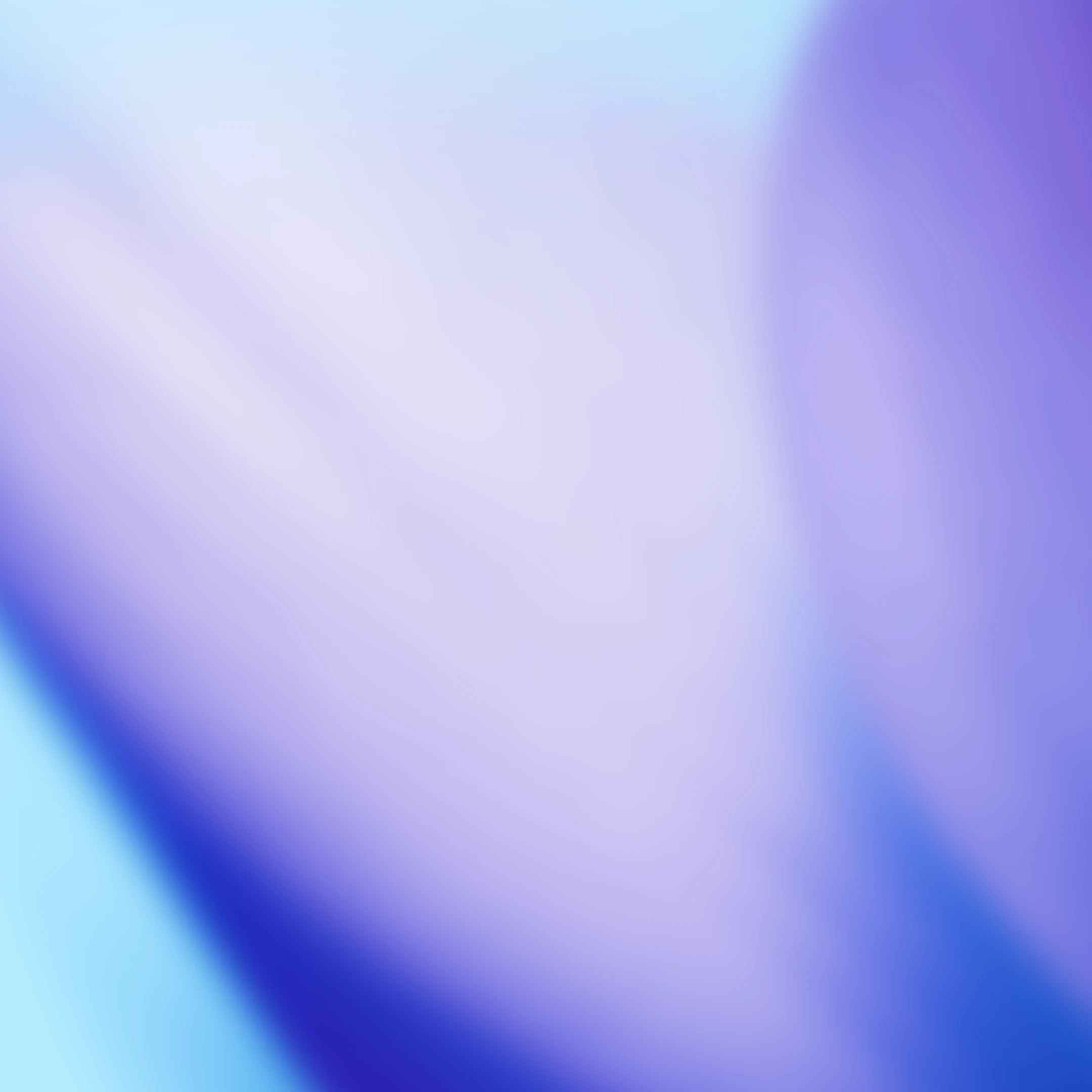 Swirling shades of blue and purple