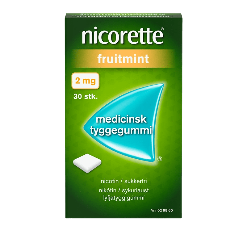 Nicorette fruitmint 30 stk. pakke