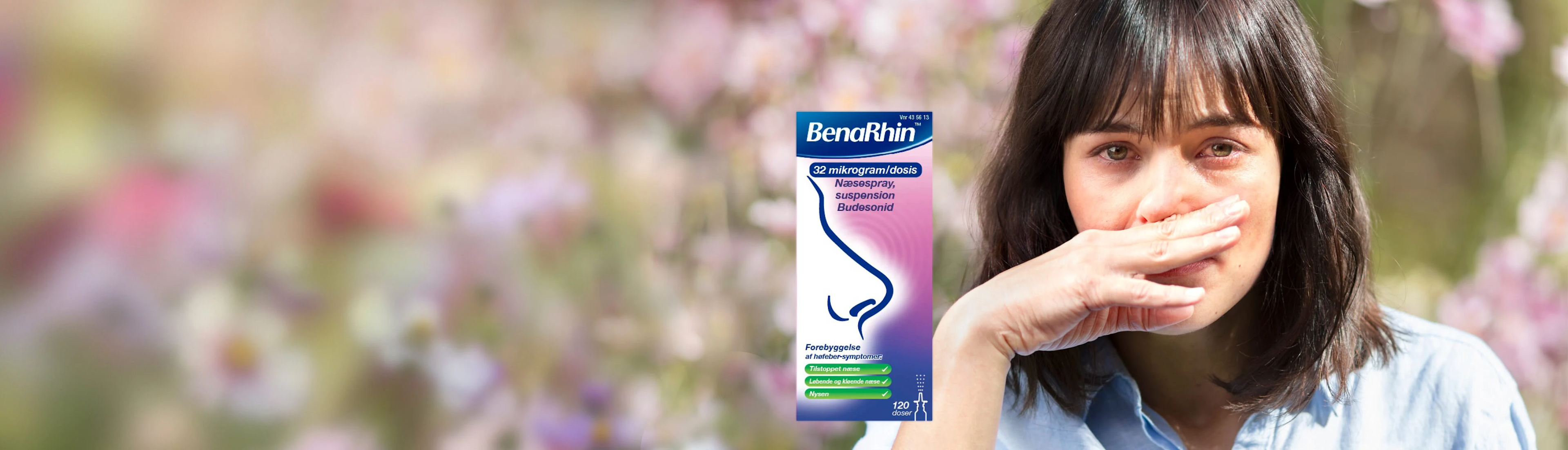 BenaRhin 32 mikrogram/dosis Næsespray suspension Budesonid