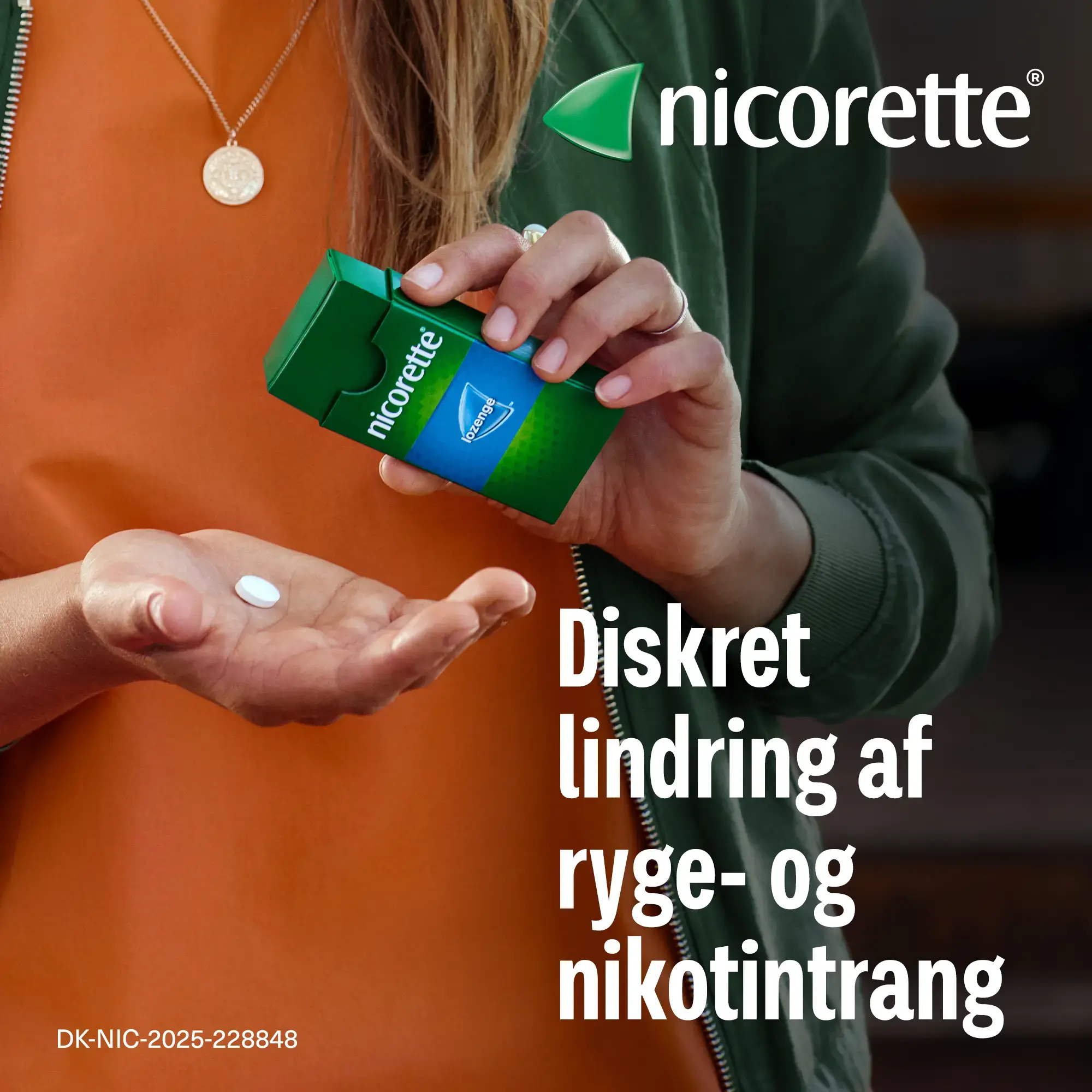 Nicorette sugetabletter lindrer ryge- og nikotintrang efter 5 minutter