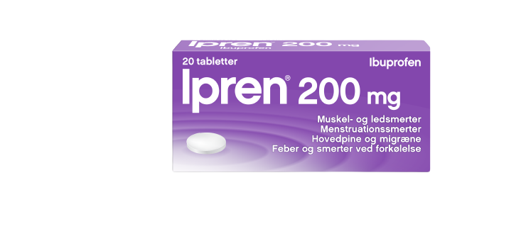 IPREN® giver langvarig smertelindring med 2 tabletter - begynder at virke indenfor 30 minutter og kan virke i op til 8 timer*