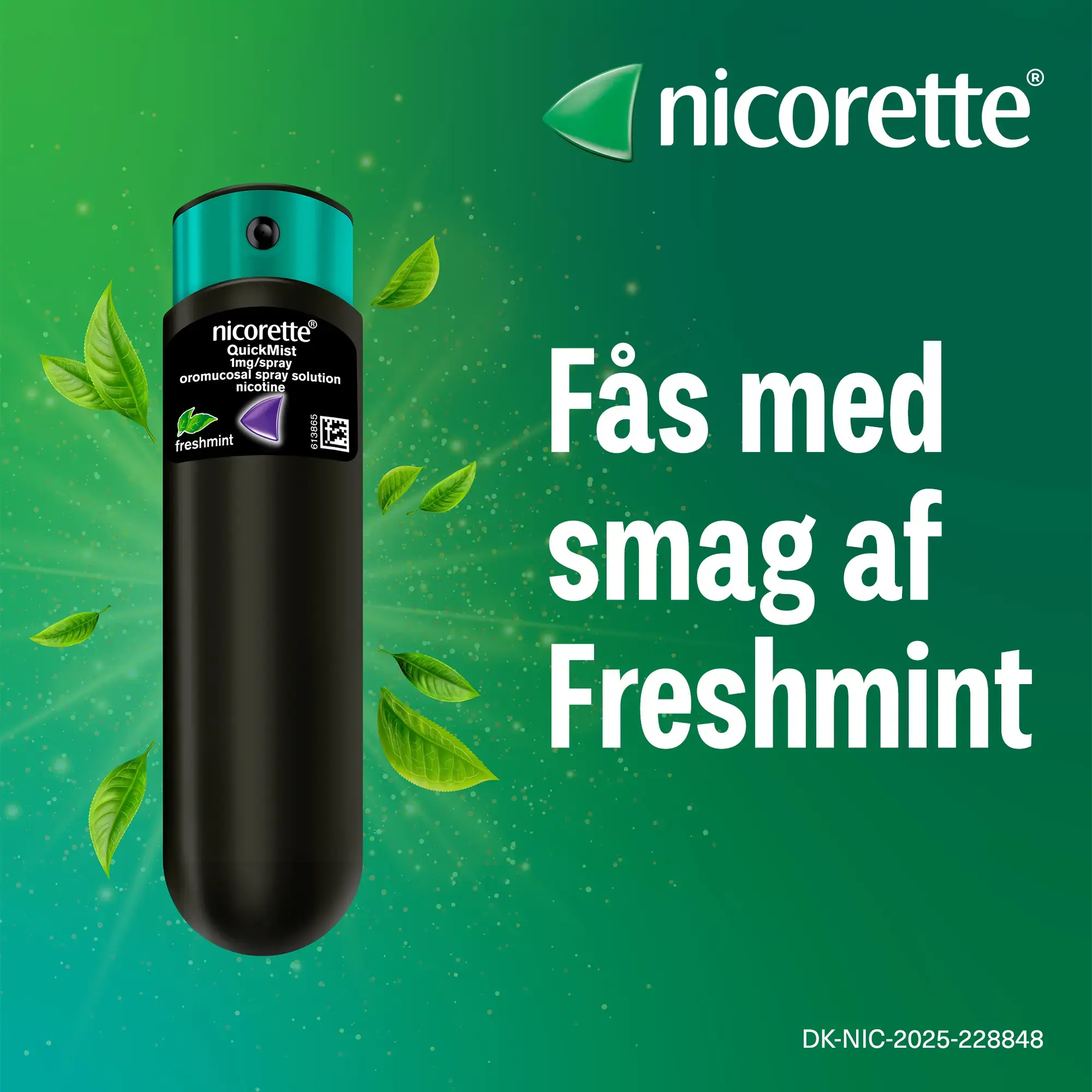 150% større chance for varigt rygestop ved brug af QuickMist i forhold til viljestyrke alene
