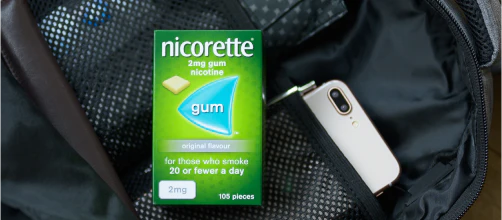 Pack of 2mg Nicorette Gum