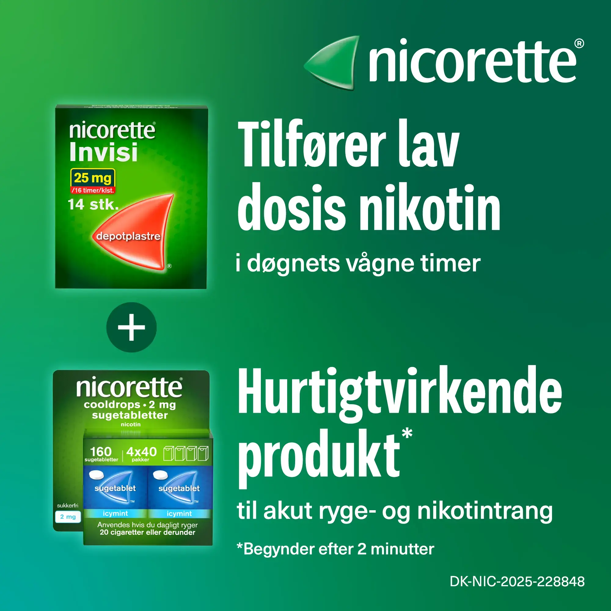 Nicorette Inhalator bekæmper aktivt 7 rygestop-abstinenser