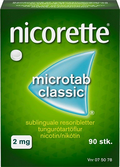 Nicorette Microtab pack