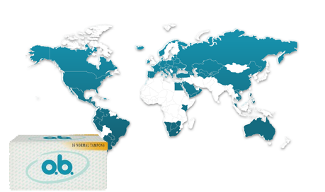 o.b.® fylder 40 og fejrer, at man nu har solgt over 50 milliarder tamponer på verdensplan.