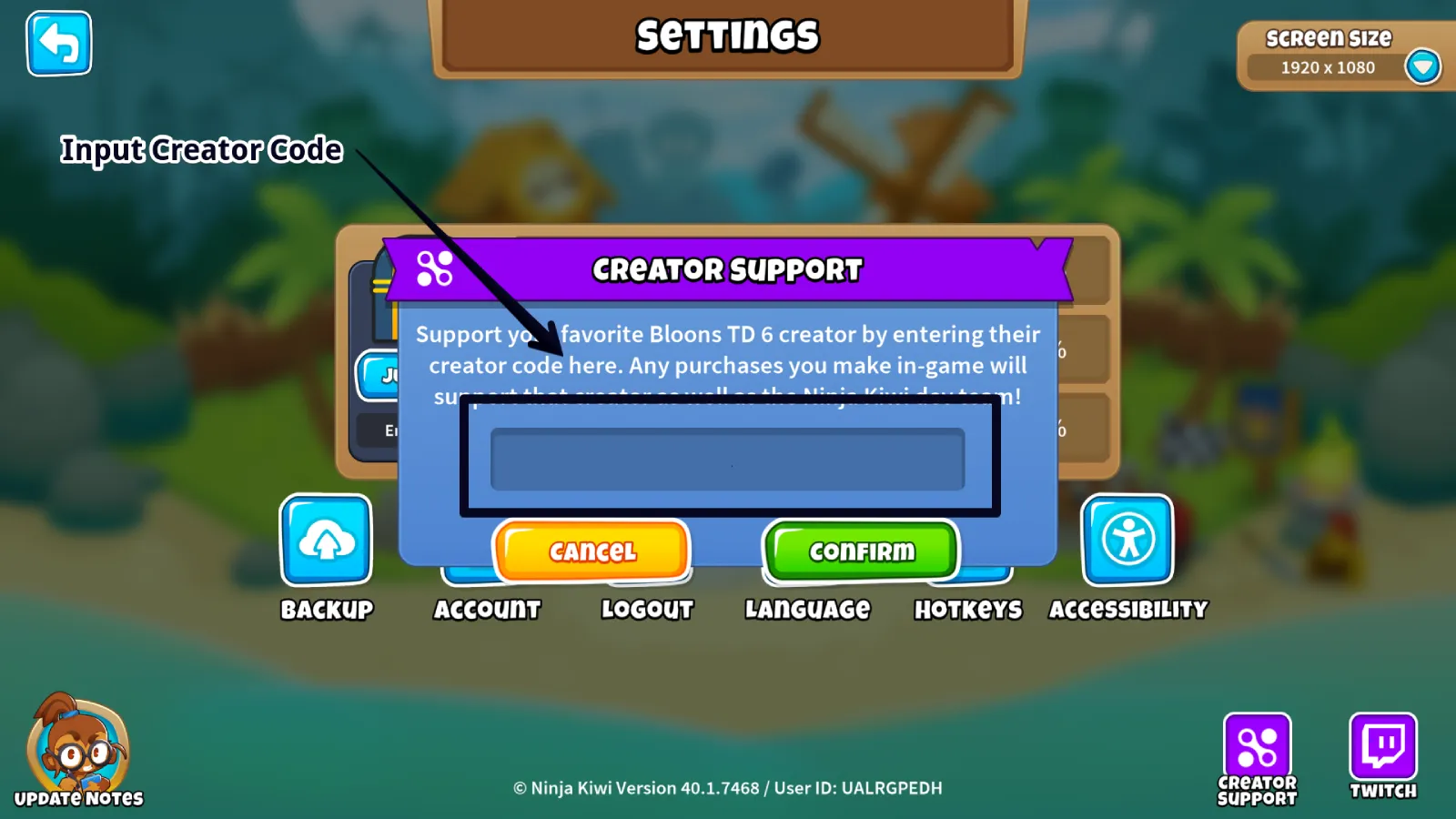 How to Use Creator Codes in Bloons TD 6 - Part 3 Desktop