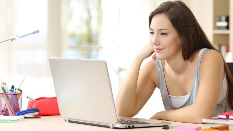 female-student-online-learning