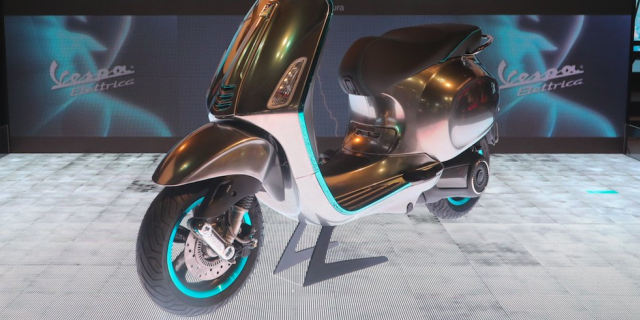 Salon de la moto de Milan : La mythique Vespa passe à l’électrique